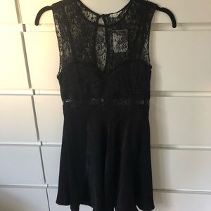 Black lace dress size Xs